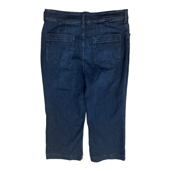 Anthropologie Pilcro The Skipper Jeans Sz 34 Dark Rinse - Picture 4 of 7